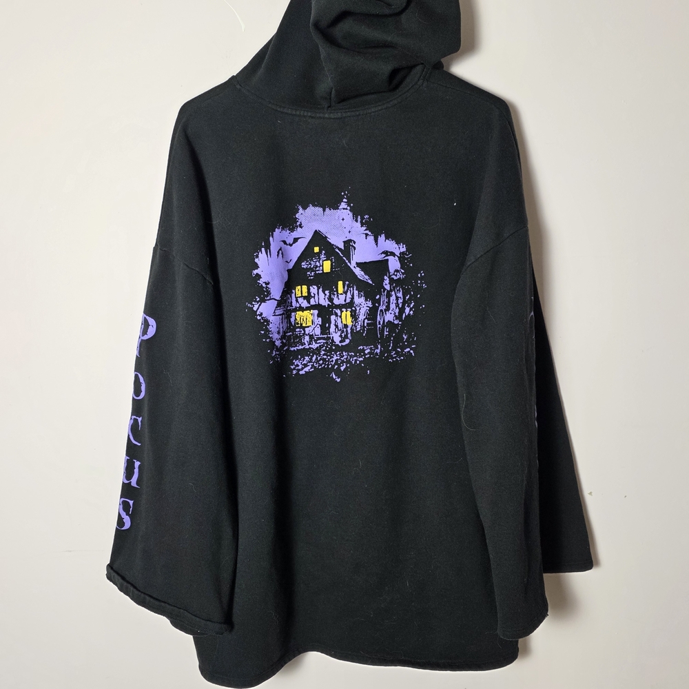 Disney Her Universe Hocus Pocus Oversized Hoodie XXL Haunted House Witch Graphic - Picture 8 of 8
